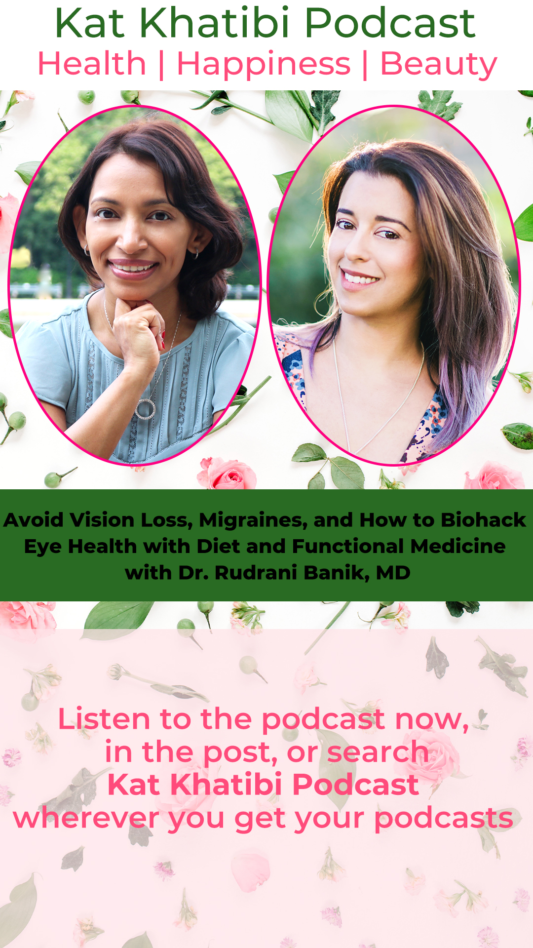 Avoid Vision Loss, Migraines, and How to Biohack Eye Health with Diet and Functional Medicine with Dr. Rudrani Banik, MD